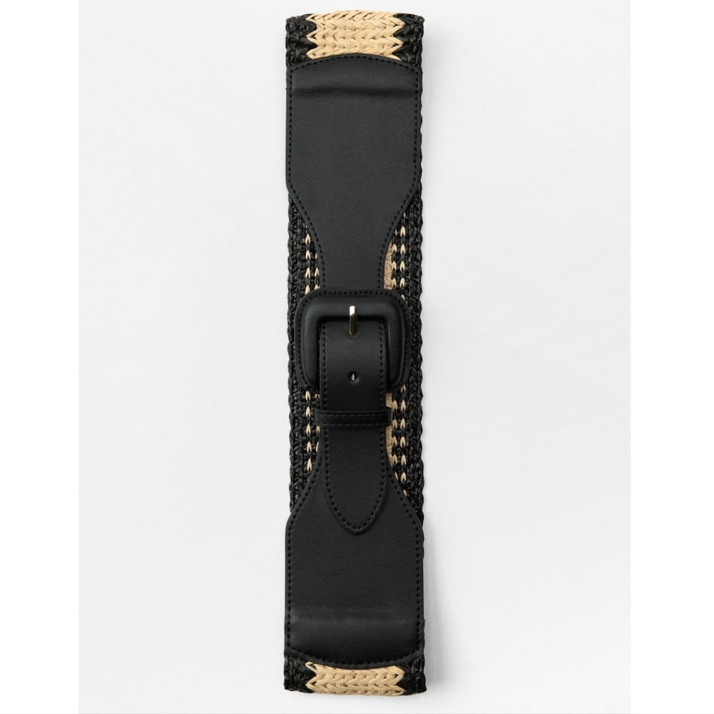 ZARA WOVEN COMBINATION BELT SIZE 30 - Picture 1 of 6